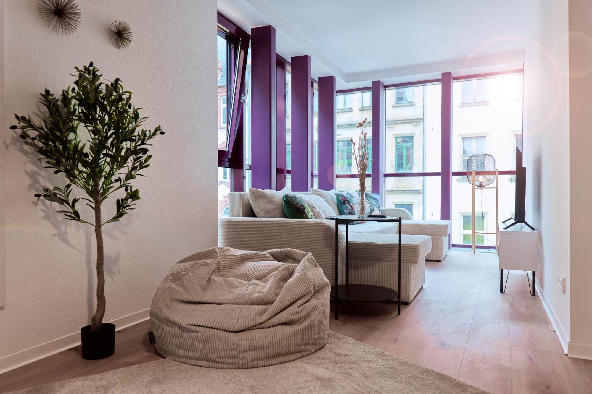 Stylisches Apartment I Fahrstuhl I Bahnhofsnah Erfurt Bagian luar foto