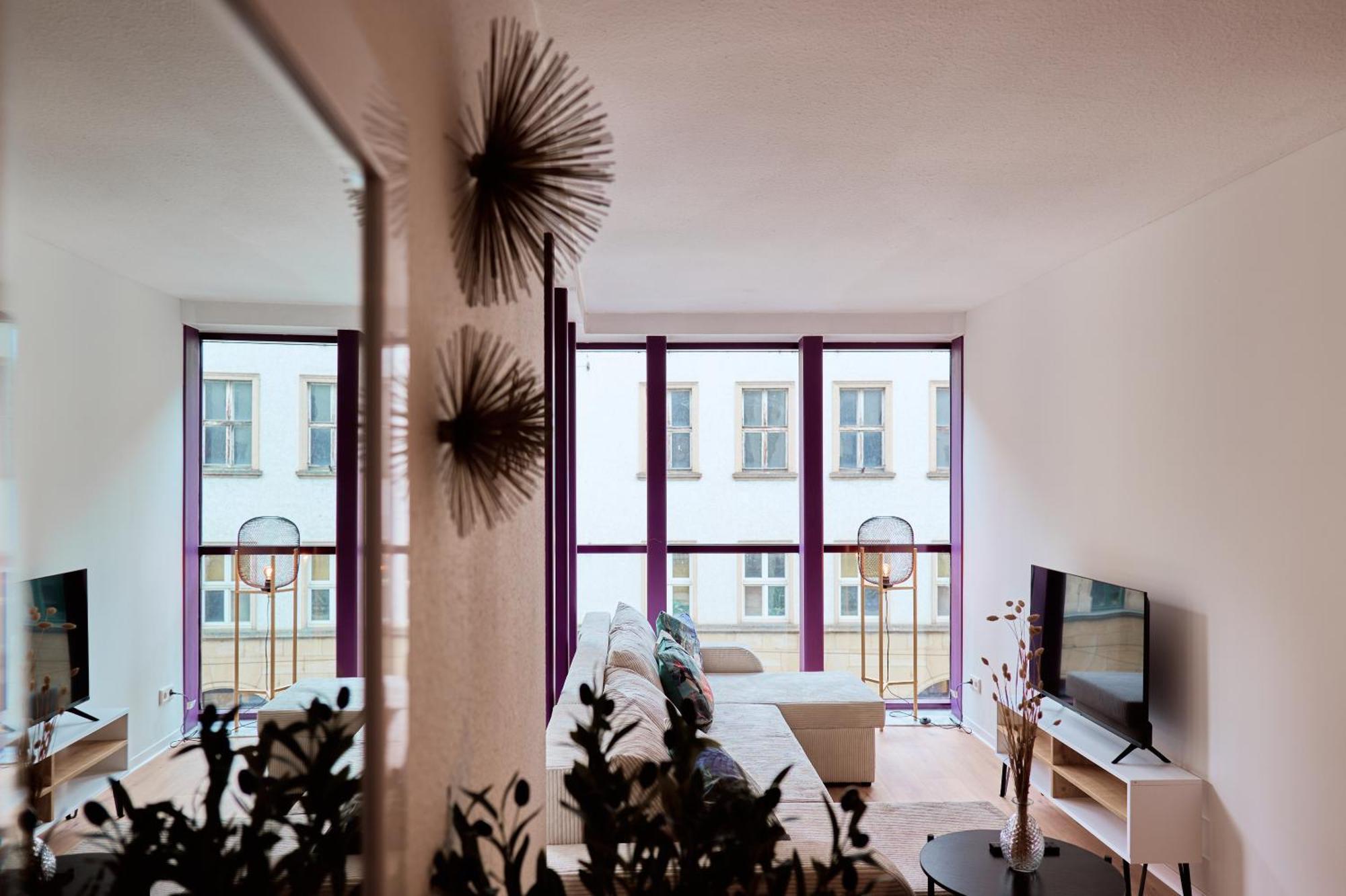 Stylisches Apartment I Fahrstuhl I Bahnhofsnah Erfurt Bagian luar foto