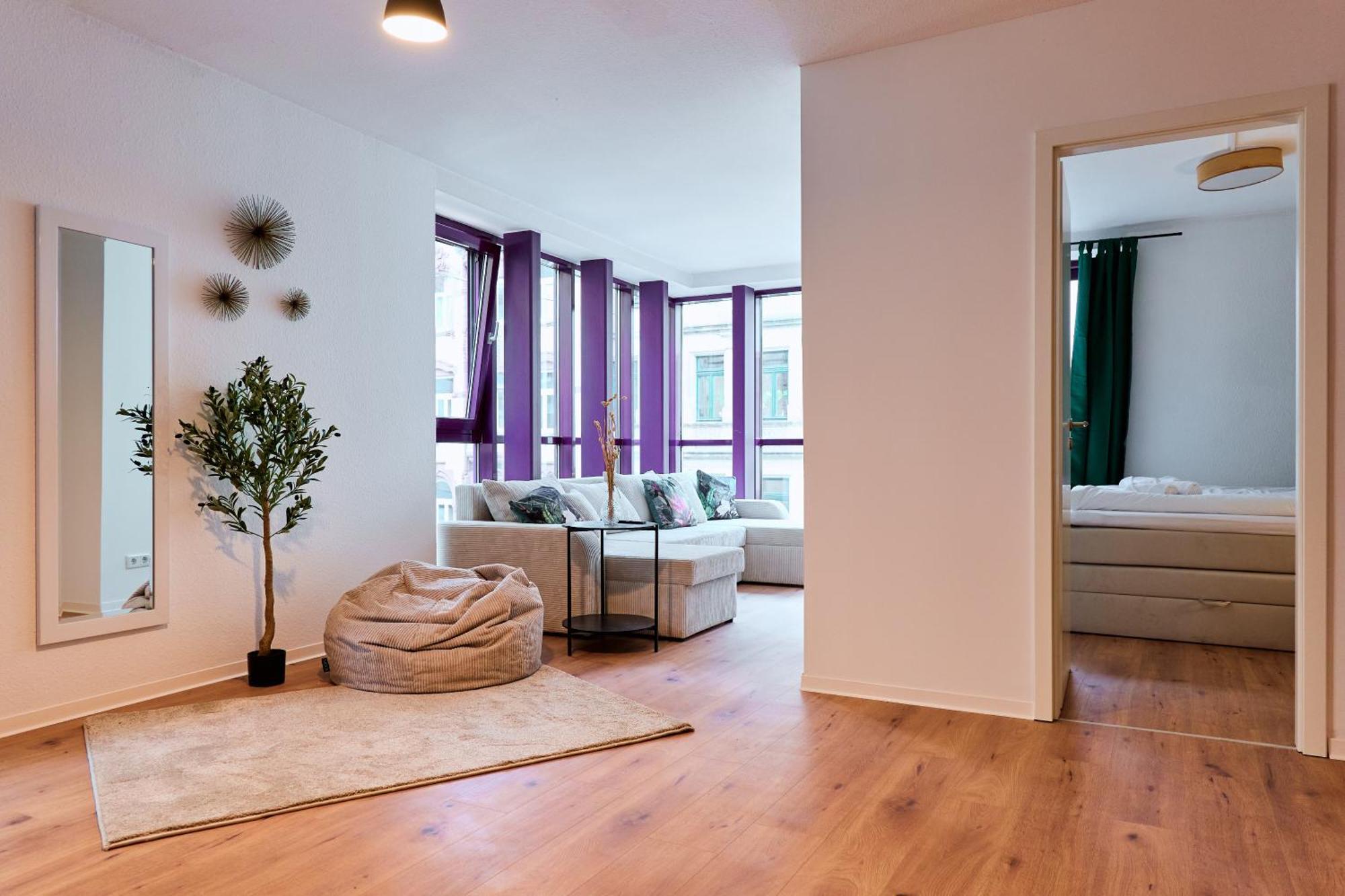 Stylisches Apartment I Fahrstuhl I Bahnhofsnah Erfurt Bagian luar foto
